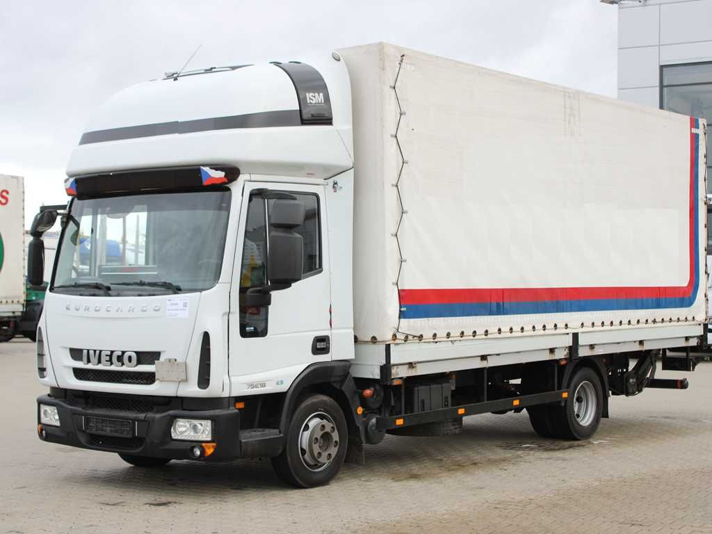 Iveco EUROCARGO 75E18, HYDRAULIC LIFT, SLEEPING CABIN Iveco EUROCARGO 75E18, TAIL LIFT, SLEEPING CABIN - Curtainsider truck: picture 1 Iveco EUROCARGO 75E18, HYDRAULIC LIFT, SLEEPING CABIN Iveco EUROCARGO 75E18, TAIL LIFT, SLEEPING CABIN - Curtainsider truck: picture 1