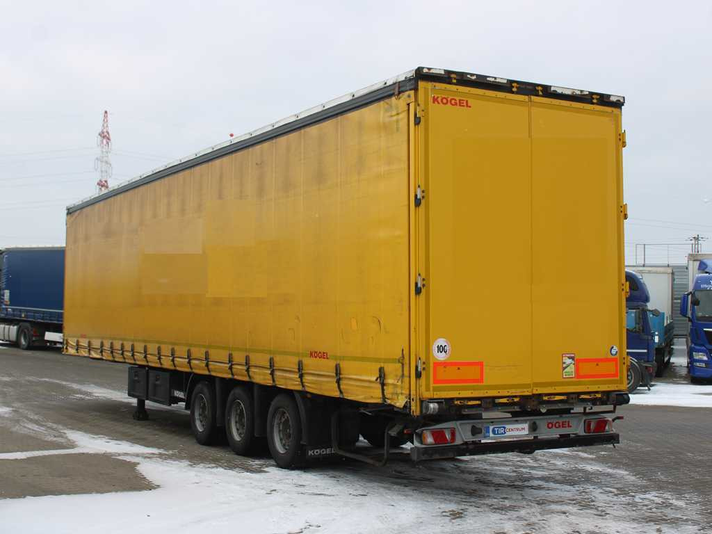 Kögel S24, LOWDECK, MULTILOCK, LIFTING AXLE, LIFTING ROOF - Curtainsider semi-trailer: picture 5 Kögel S24, LOWDECK, MULTILOCK, LIFTING AXLE, LIFTING ROOF - Curtainsider semi-trailer: picture 5