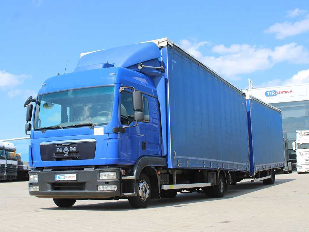 MAN TGL 8.220, EURO 5EEV, INDEPENDENT AIR CONDITIONING + SVAN CHT101 (2014) - Curtainsider truck: picture 1 MAN TGL 8.220, EURO 5EEV, INDEPENDENT AIR CONDITIONING + SVAN CHT101 (2014) - Curtainsider truck: picture 1