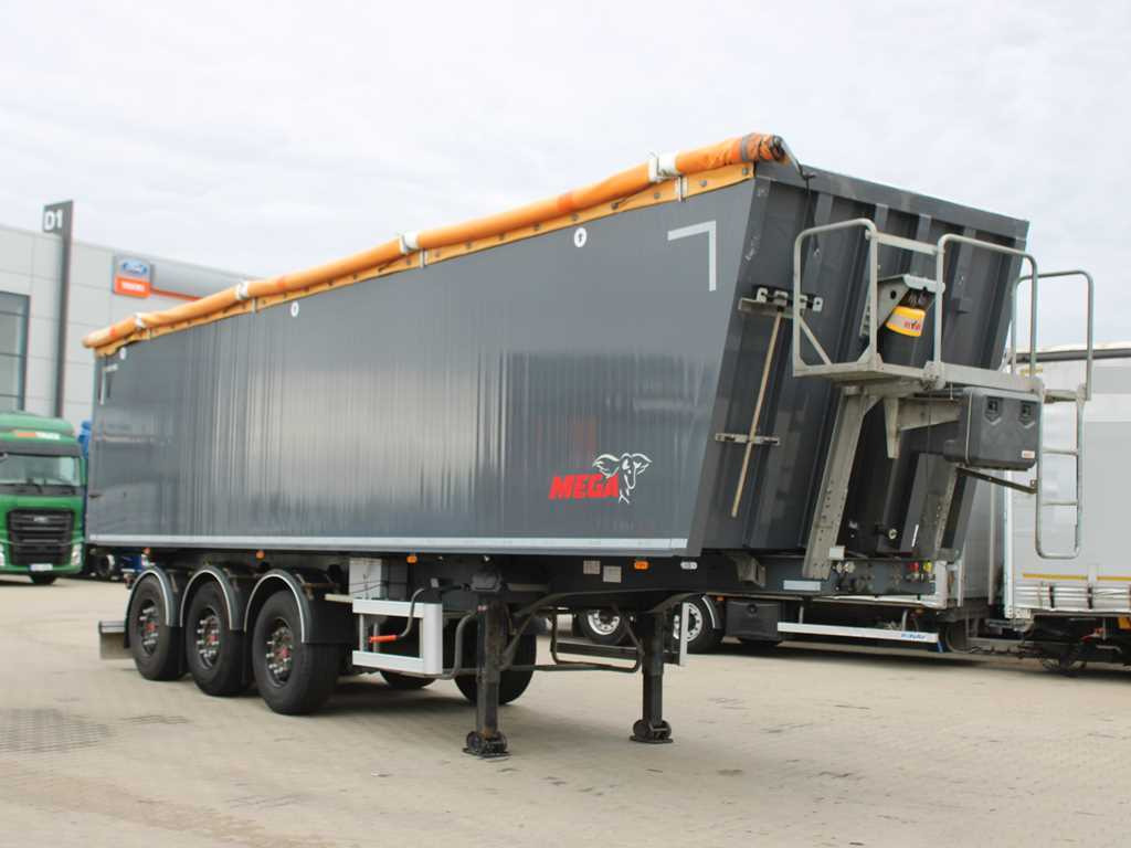 MEGA MEGA LIGHT, SAF, LIFTING AXLE, FOLDING ROOF - Tipper semi-trailer: picture 3 MEGA MEGA LIGHT, SAF, LIFTING AXLE, FOLDING ROOF - Tipper semi-trailer: picture 3