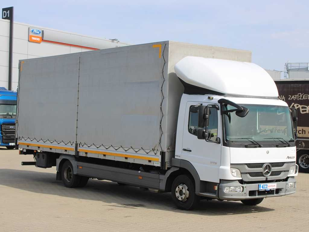 Mercedes-Benz ATEGO 816, EURO 5, TAIL LIFT, SIDEWALLS - Curtain side van: picture 2 Mercedes-Benz ATEGO 816, EURO 5, TAIL LIFT, SIDEWALLS - Curtain side van: picture 2