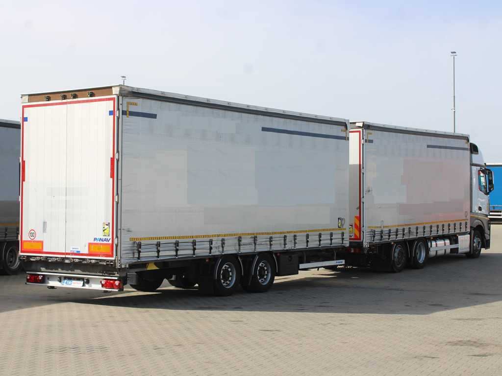 Mercedes-Benz Actros 2542, 6X2, EURO 6, AIR SUSPENSION + PANAV TV018H - Curtainsider truck: picture 4 Mercedes-Benz Actros 2542, 6X2, EURO 6, AIR SUSPENSION + PANAV TV018H - Curtainsider truck: picture 4