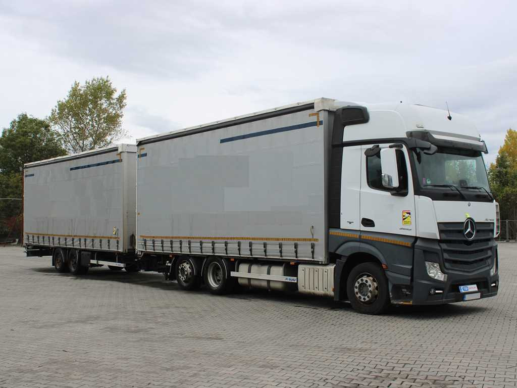 Mercedes-Benz Actros 2542, 6X2, LIFTING AXLE + PANAV TVK18M - Curtainsider truck: picture 3 Mercedes-Benz Actros 2542, 6X2, LIFTING AXLE + PANAV TVK18M - Curtainsider truck: picture 3