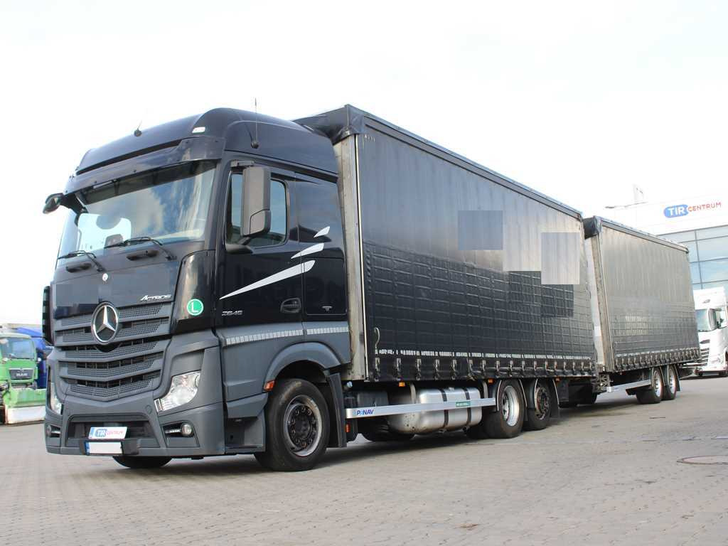 Mercedes-Benz Actros 2545, 6X2, EURO 6, AIR SUSPENSION + PANAV - Curtainsider truck: picture 1 Mercedes-Benz Actros 2545, 6X2, EURO 6, AIR SUSPENSION + PANAV - Curtainsider truck: picture 1