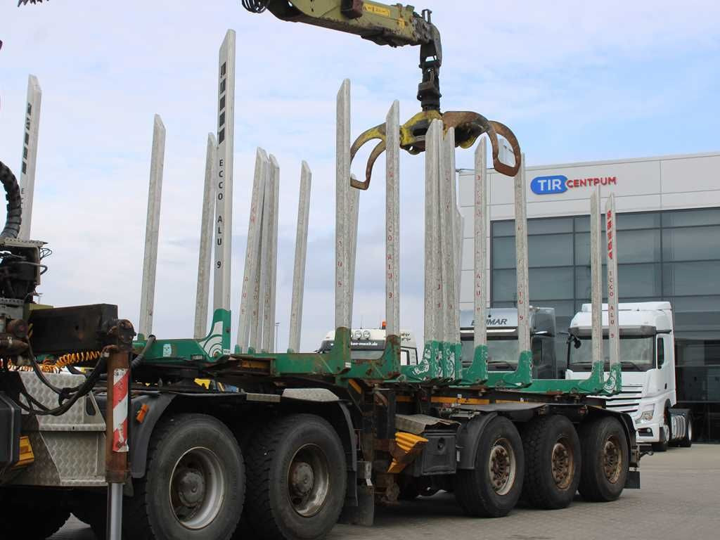 Timber truck Mercedes-Benz Arocs 3351, 6x6, LOGLIFT ET450: picture 20