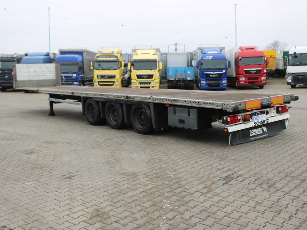 Schmitz CARGOBULL SCB *S3T, LIFTING AXLE, MULTILOCK, LOWDECK - Dropside/ Flatbed semi-trailer: picture 5 Schmitz CARGOBULL SCB *S3T, LIFTING AXLE, MULTILOCK, LOWDECK - Dropside/ Flatbed semi-trailer: picture 5