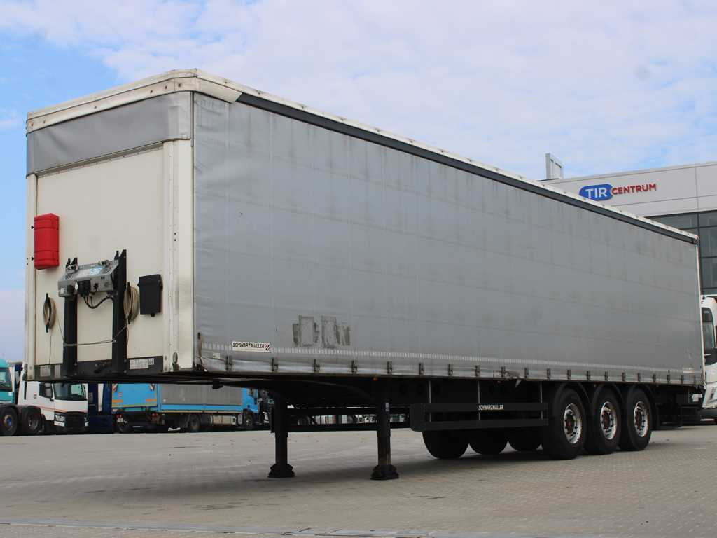 Schwarzmüller SPA 3/E, AXLES SAF, MULDA, MULTILOCK, TIRES 80% - Curtainsider semi-trailer: picture 1 Schwarzmüller SPA 3/E, AXLES SAF, MULDA, MULTILOCK, TIRES 80% - Curtainsider semi-trailer: picture 1