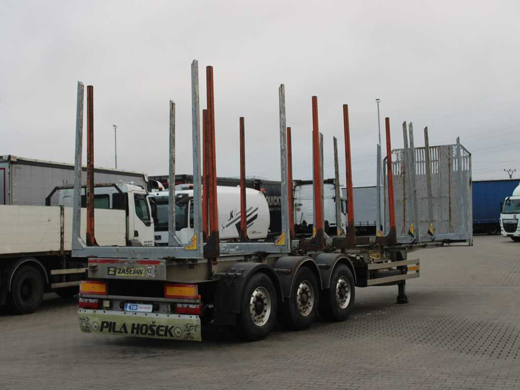 ZASŁAW D-651A, 2x LIFTING AXLE - Timber semi-trailer: picture 3 ZASŁAW D-651A, 2x LIFTING AXLE - Timber semi-trailer: picture 3