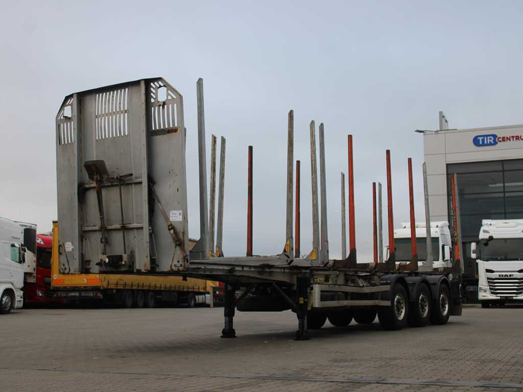 ZASŁAW D-651A, 2x LIFTING AXLE - Timber semi-trailer: picture 1 ZASŁAW D-651A, 2x LIFTING AXLE - Timber semi-trailer: picture 1