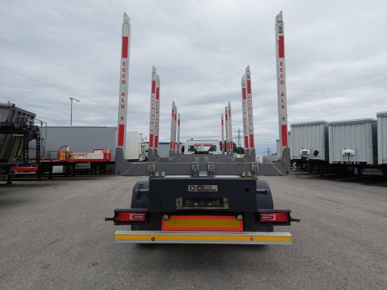 DOLL Holzauflieger H3S-12, Tydraul , Langholz, 2+4 verstellbare Rungenpaare, Langholz, Liftachse, - Timber semi-trailer: picture 3 DOLL Holzauflieger H3S-12, Tydraul , Langholz, 2+4 verstellbare Rungenpaare, Langholz, Liftachse, - Timber semi-trailer: picture 3