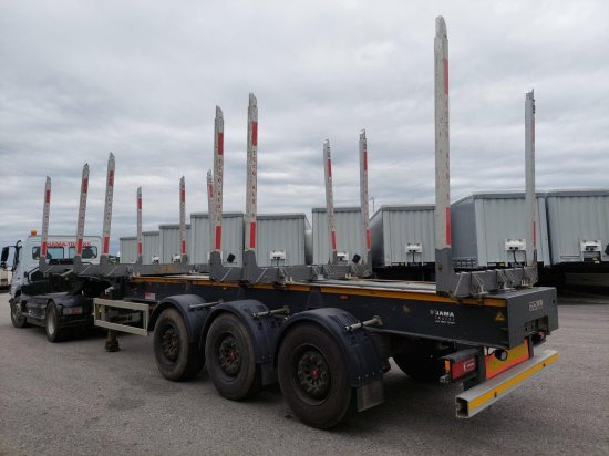 DOLL Holzauflieger H3S-12, Tydraul , Langholz, 2+4 verstellbare Rungenpaare, Langholz, Liftachse, - Timber semi-trailer: picture 2 DOLL Holzauflieger H3S-12, Tydraul , Langholz, 2+4 verstellbare Rungenpaare, Langholz, Liftachse, - Timber semi-trailer: picture 2