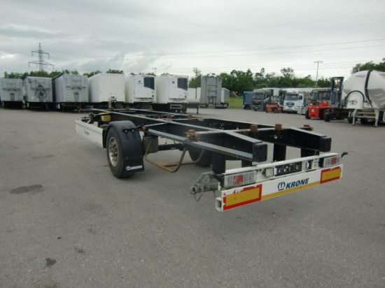 Krone 1-Achs Lafette BPW-Achse, Heckabstützung - Container transporter/ Swap body trailer: picture 4 Krone 1-Achs Lafette BPW-Achse, Heckabstützung - Container transporter/ Swap body trailer: picture 4