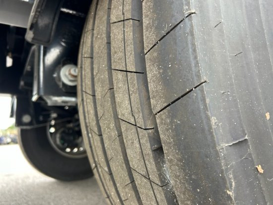 New Curtainsider semi-trailer Krone 1-achs Auflieger, Heckabstützung XL Zertifikat, Edscha-Verdeck,: picture 8