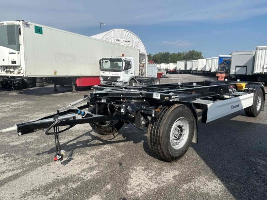 Krone AZW 18, Lafette, Krone-Achsen, Neu - Container transporter/ Swap body trailer: picture 1 Krone AZW 18, Lafette, Krone-Achsen, Neu - Container transporter/ Swap body trailer: picture 1