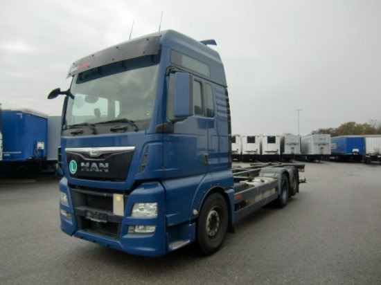 MAN TGX 26.440 BDF, XXL, Retarder, Automatik, E6, Liftachse, - Container transporter/ Swap body truck: picture 1 MAN TGX 26.440 BDF, XXL, Retarder, Automatik, E6, Liftachse, - Container transporter/ Swap body truck: picture 1