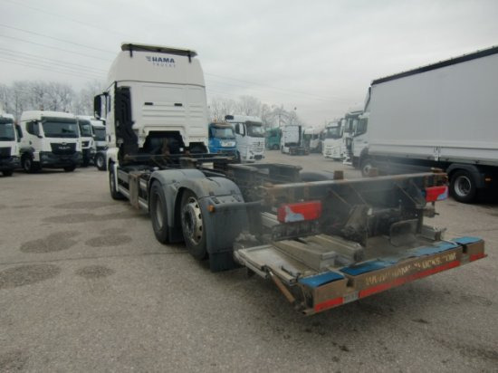 Container transporter/ Swap body truck MAN TGX 26.460 XXL 6x2 Liftachse Euro 6 Unterfaltbühne: picture 6 Container transporter/ Swap body truck MAN TGX 26.460 XXL 6x2 Liftachse Euro 6 Unterfaltbühne: picture 6