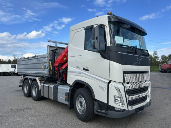 Volvo FH 500 3-Seiten Meiller Kipper mit Palfinger PK22002EH, Retarder, - Tipper: picture 3 Volvo FH 500 3-Seiten Meiller Kipper mit Palfinger PK22002EH, Retarder, - Tipper: picture 3