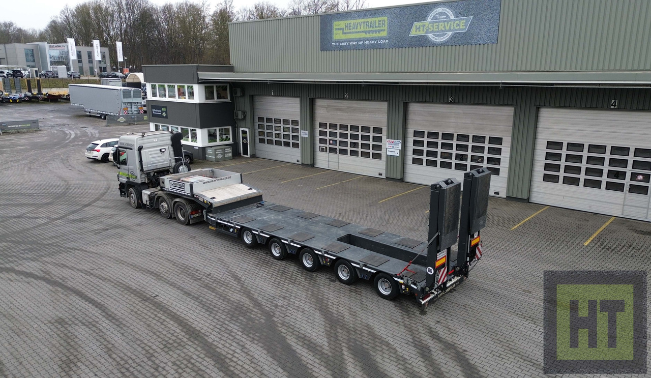 Faymonville 5-Achs-Tele-Semi-Halbachsen-Twinaxle-hydr Rampen - Low loader semi-trailer: picture 1 Faymonville 5-Achs-Tele-Semi-Halbachsen-Twinaxle-hydr Rampen - Low loader semi-trailer: picture 1