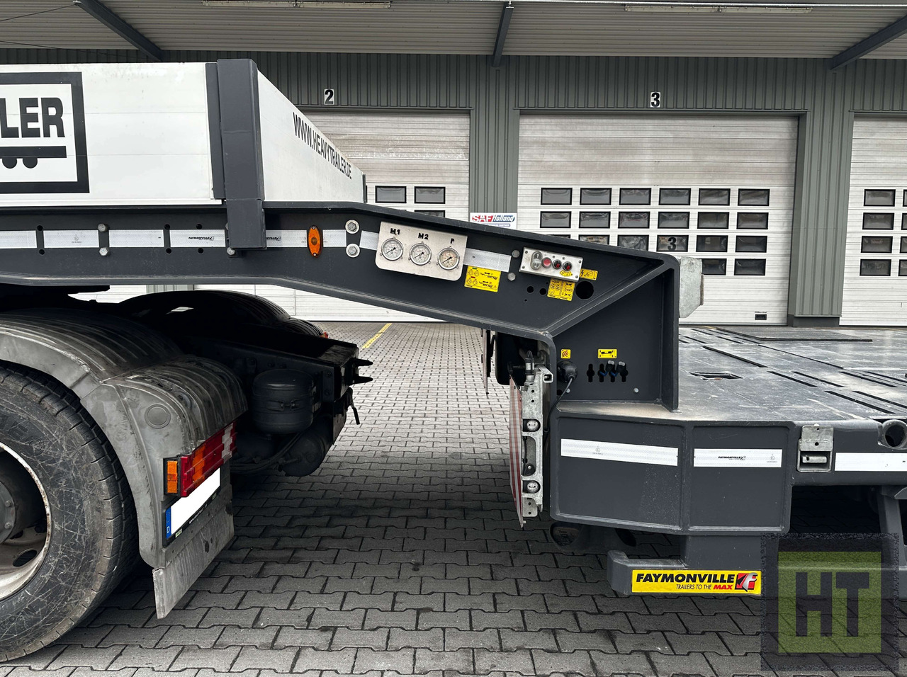 Faymonville 5-Achs-Tele-Semi-Halbachsen-Twinaxle-hydr Rampen - Low loader semi-trailer: picture 4 Faymonville 5-Achs-Tele-Semi-Halbachsen-Twinaxle-hydr Rampen - Low loader semi-trailer: picture 4