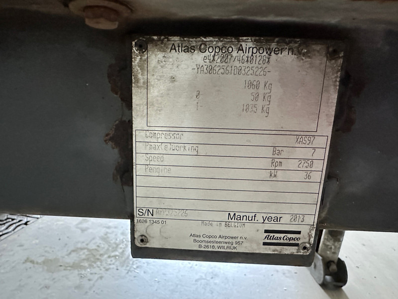 Atlas-Copco XAS 97PE - Air compressor: picture 5 Atlas-Copco XAS 97PE - Air compressor: picture 5