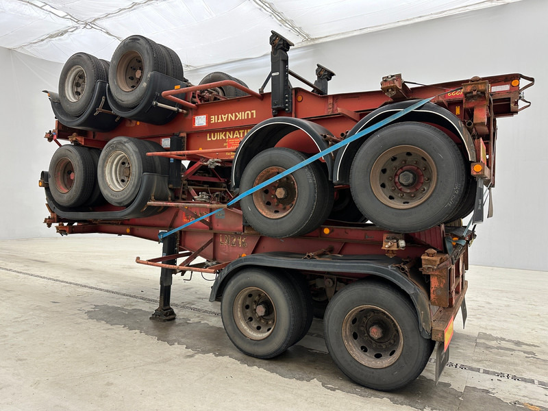 Container transporter/ Swap body semi-trailer Van Hool Stack 4 x skelet 20 ft: picture 6