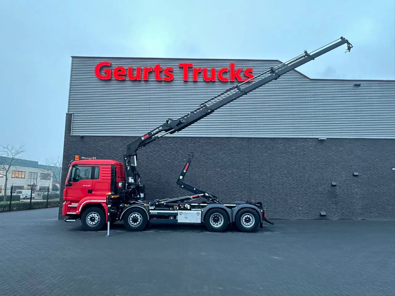 MAN TGS 35.500 8X4H-6 MET MULTILIFT ULT T 21 S51 HAAKARMSYSTEEM + HIAB X-HIPRO 192 E-4 KRAAN/CRANE/KRAN/GRUA - Hook lift truck, Crane truck: picture 5 MAN TGS 35.500 8X4H-6 MET MULTILIFT ULT T 21 S51 HAAKARMSYSTEEM + HIAB X-HIPRO 192 E-4 KRAAN/CRANE/KRAN/GRUA - Hook lift truck, Crane truck: picture 5