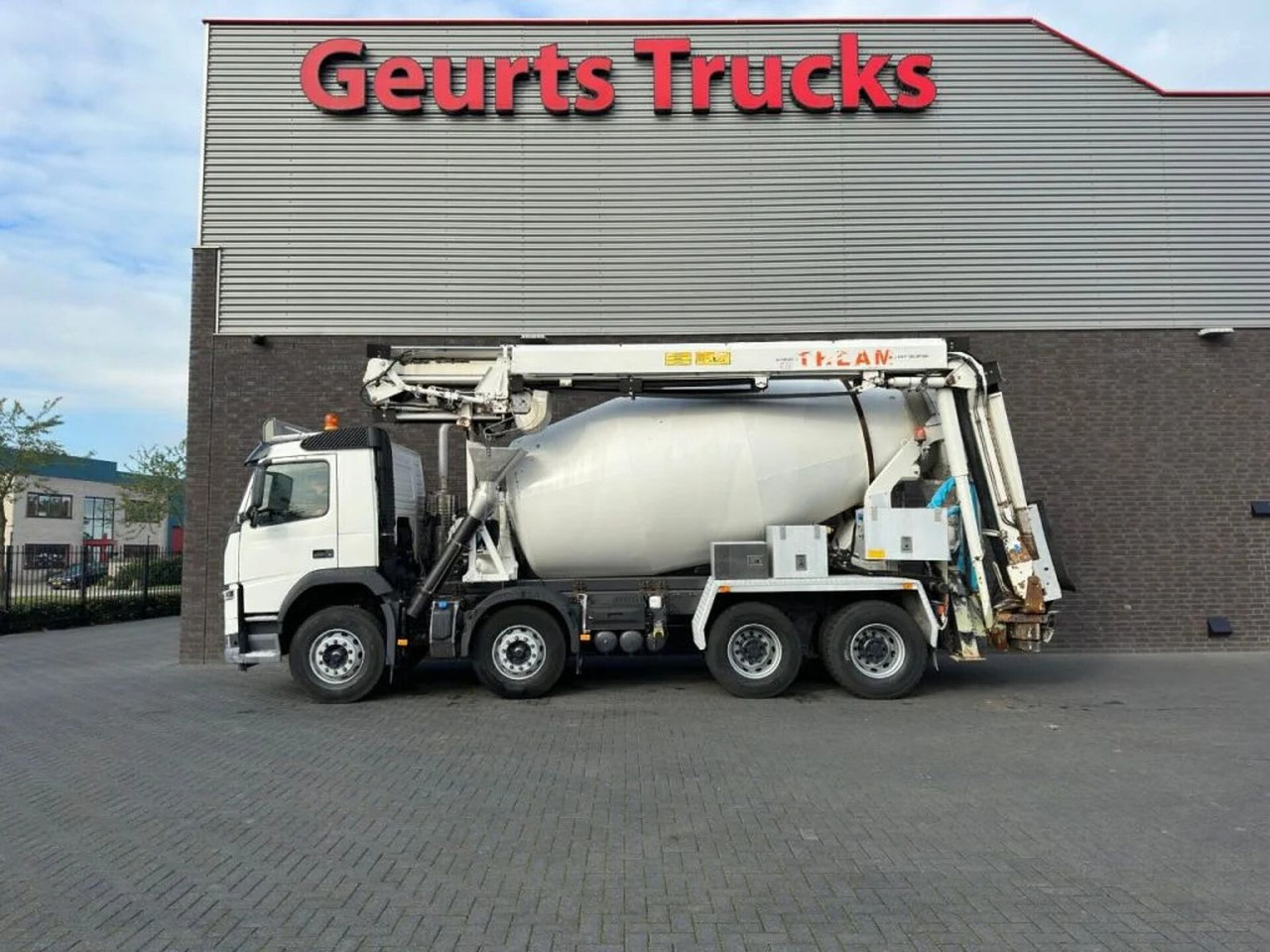 Volvo FM 410 8X4 + STETTER 9 M3 MIXER/MISCHER + THEAM - Concrete mixer truck: picture 1 Volvo FM 410 8X4 + STETTER 9 M3 MIXER/MISCHER + THEAM - Concrete mixer truck: picture 1