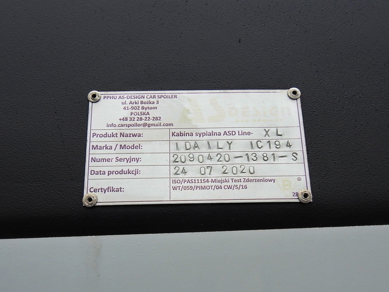 Curtain side van IVECO DAILY 35S18 TARPAULIN 10 PALLETS WEBASTO CRUISE CONTROL AIR CONDITIONING 180HP: picture 21 Curtain side van IVECO DAILY 35S18 TARPAULIN 10 PALLETS WEBASTO CRUISE CONTROL AIR CONDITIONING 180HP: picture 21