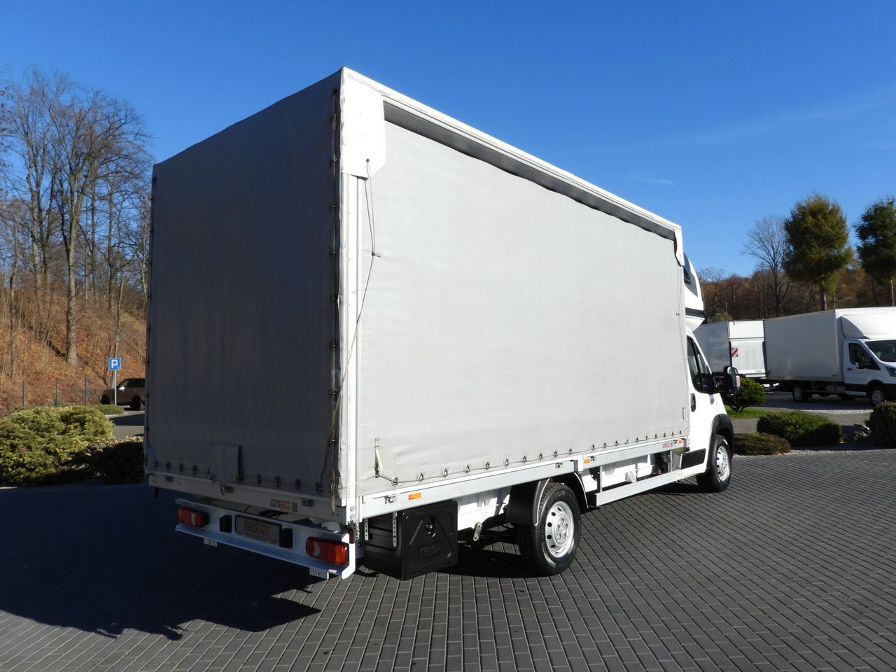 PEUGEOT BOXER TARPAULIN 10 PALLETS WEBASTO LED LIGHTS PNEUMATICS AIR CONDITIONING 165HP - Curtain side van: picture 3 PEUGEOT BOXER TARPAULIN 10 PALLETS WEBASTO LED LIGHTS PNEUMATICS AIR CONDITIONING 165HP - Curtain side van: picture 3