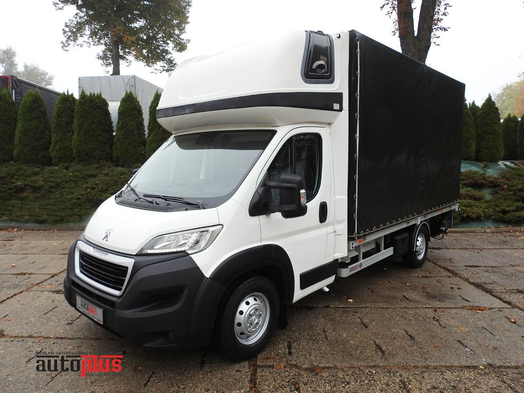 Peugeot BOXER PRITSCHE PLANE 8 PALLETS WEBASTO A/C - Curtain side van: picture 1 Peugeot BOXER PRITSCHE PLANE 8 PALLETS WEBASTO A/C - Curtain side van: picture 1