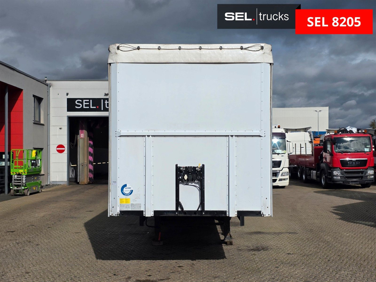 Berger SAPL 24 / Coilmulde / EDSCHA - Curtainsider semi-trailer: picture 2 Berger SAPL 24 / Coilmulde / EDSCHA - Curtainsider semi-trailer: picture 2