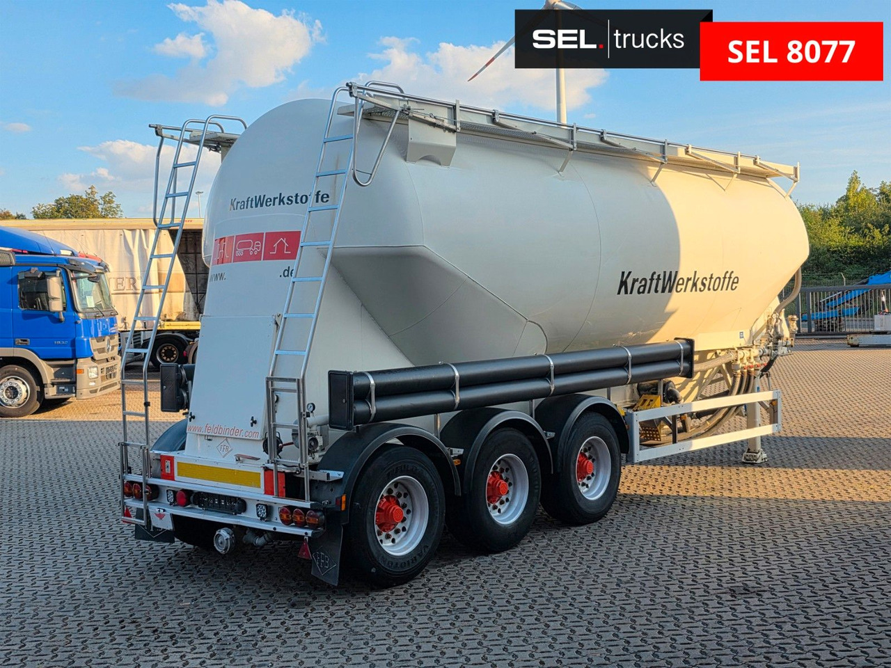 Feldbinder EUT 40.3/7645/A/2 / 1 Kammer - Silo semi-trailer: picture 5 Feldbinder EUT 40.3/7645/A/2 / 1 Kammer - Silo semi-trailer: picture 5