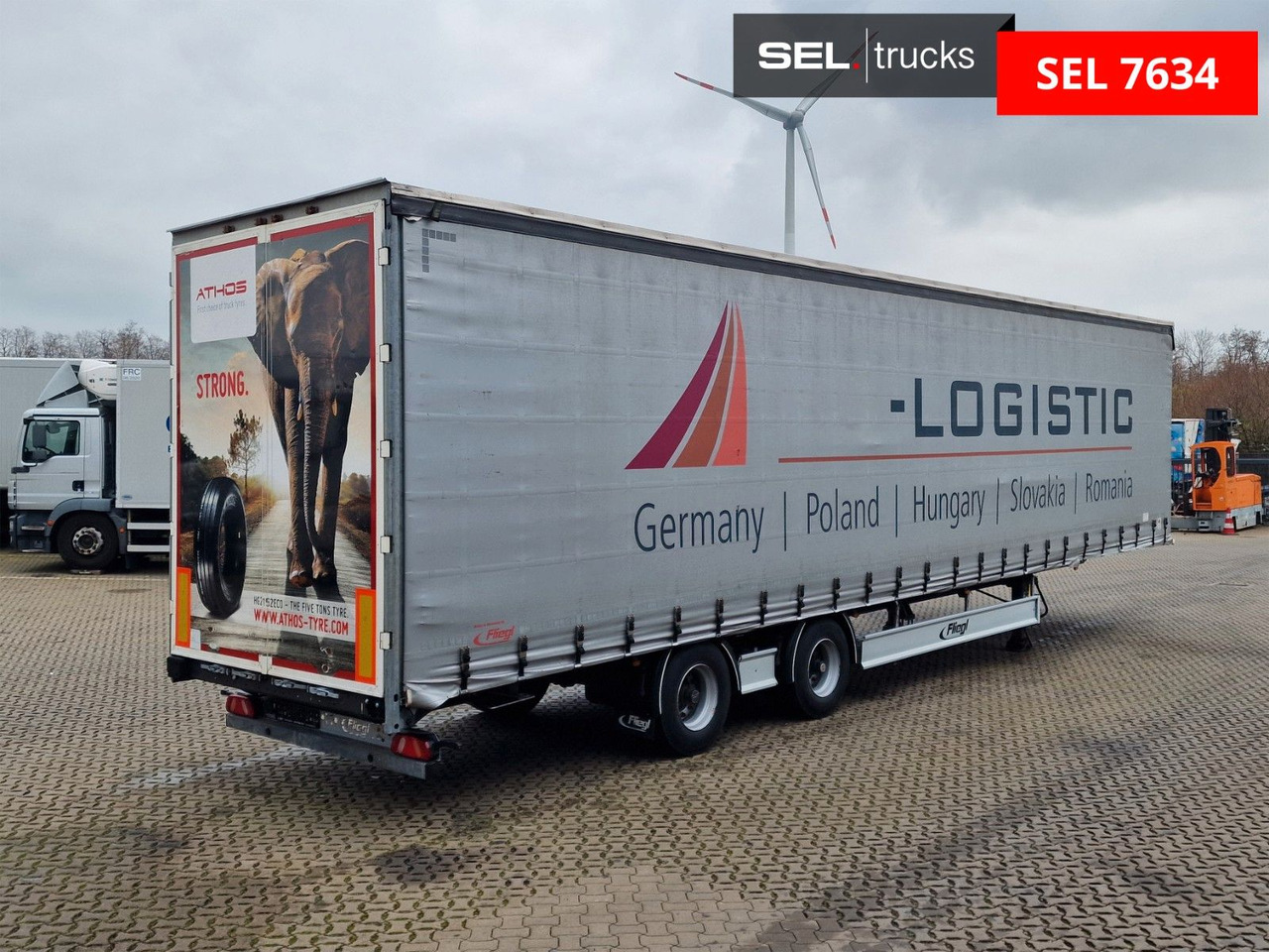 Fliegl SZS320 / Hubdach / EDSCHA / Mega - Curtainsider semi-trailer: picture 5 Fliegl SZS320 / Hubdach / EDSCHA / Mega - Curtainsider semi-trailer: picture 5