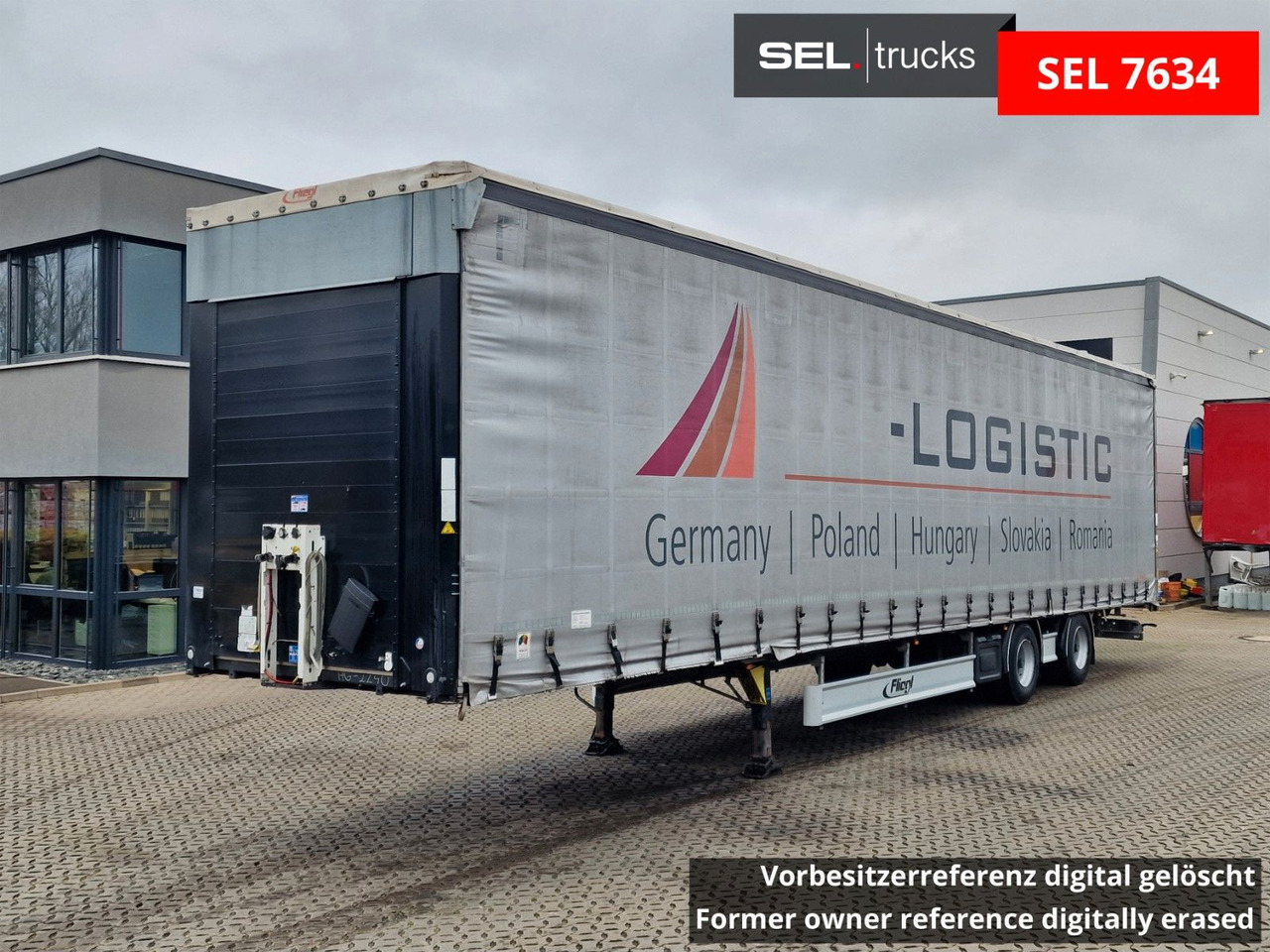 Fliegl SZS320 / Hubdach / EDSCHA / Mega - Curtainsider semi-trailer: picture 1 Fliegl SZS320 / Hubdach / EDSCHA / Mega - Curtainsider semi-trailer: picture 1