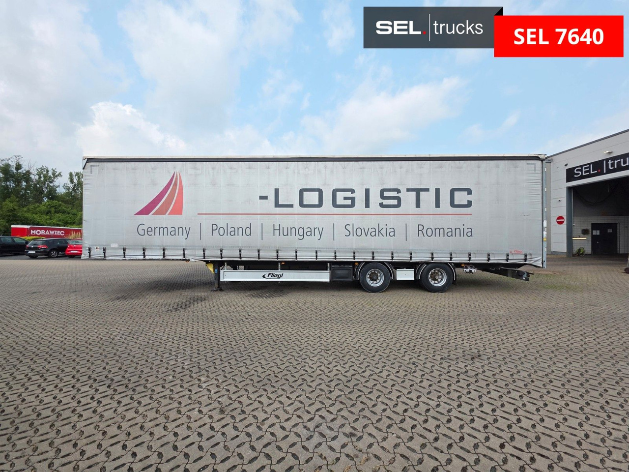 Curtainsider semi-trailer Fliegl SZS320 / Hubdach / EDSCHA / Mega: picture 8