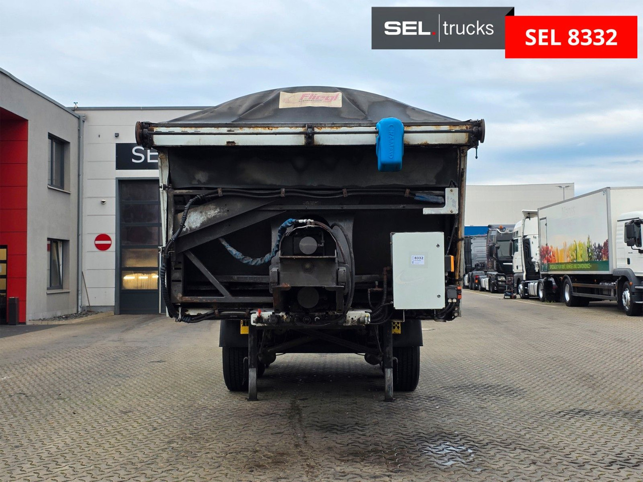 Kässbohrer ASS 372 Schwergut / mit Abschiebetec. / Asphalt - Tipper semi-trailer: picture 2 Kässbohrer ASS 372 Schwergut / mit Abschiebetec. / Asphalt - Tipper semi-trailer: picture 2