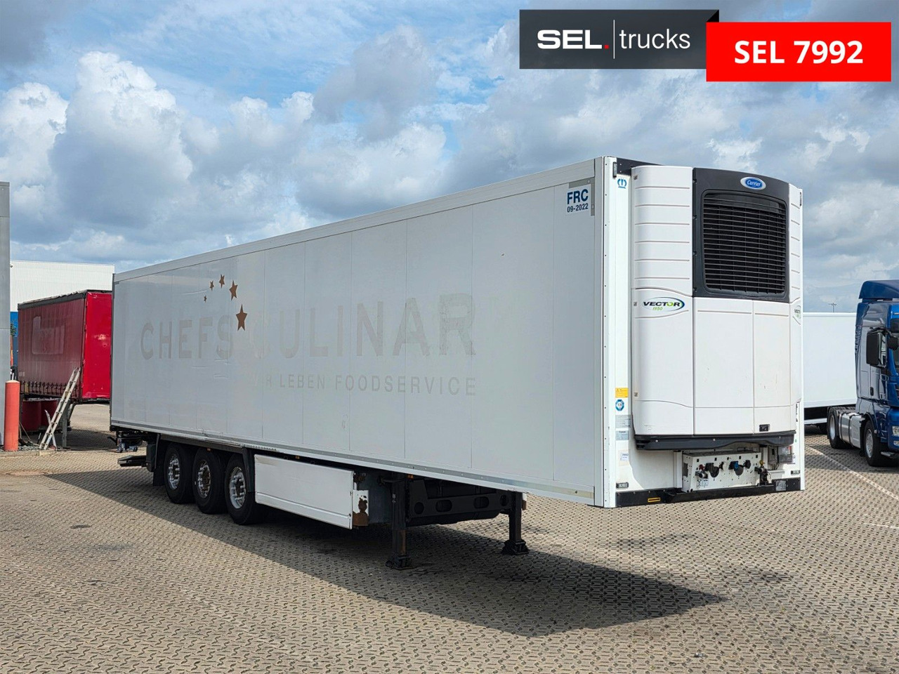 Krone SD / Doppelstock / Ladebordwand / Carrier - Refrigerator semi-trailer: picture 3 Krone SD / Doppelstock / Ladebordwand / Carrier - Refrigerator semi-trailer: picture 3