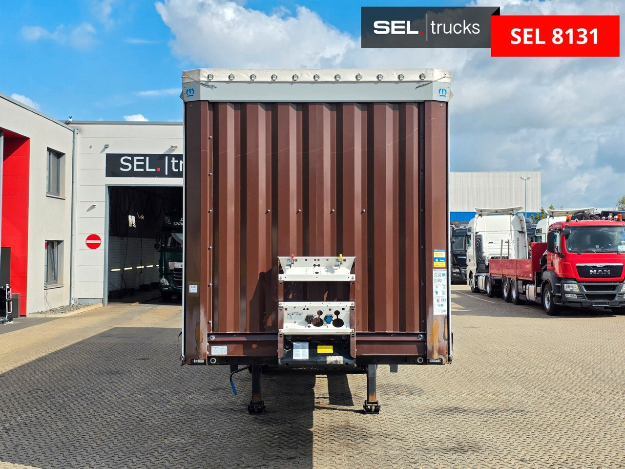 Krone SD / EDSCHA / Liftachse - Curtainsider semi-trailer: picture 2 Krone SD / EDSCHA / Liftachse - Curtainsider semi-trailer: picture 2