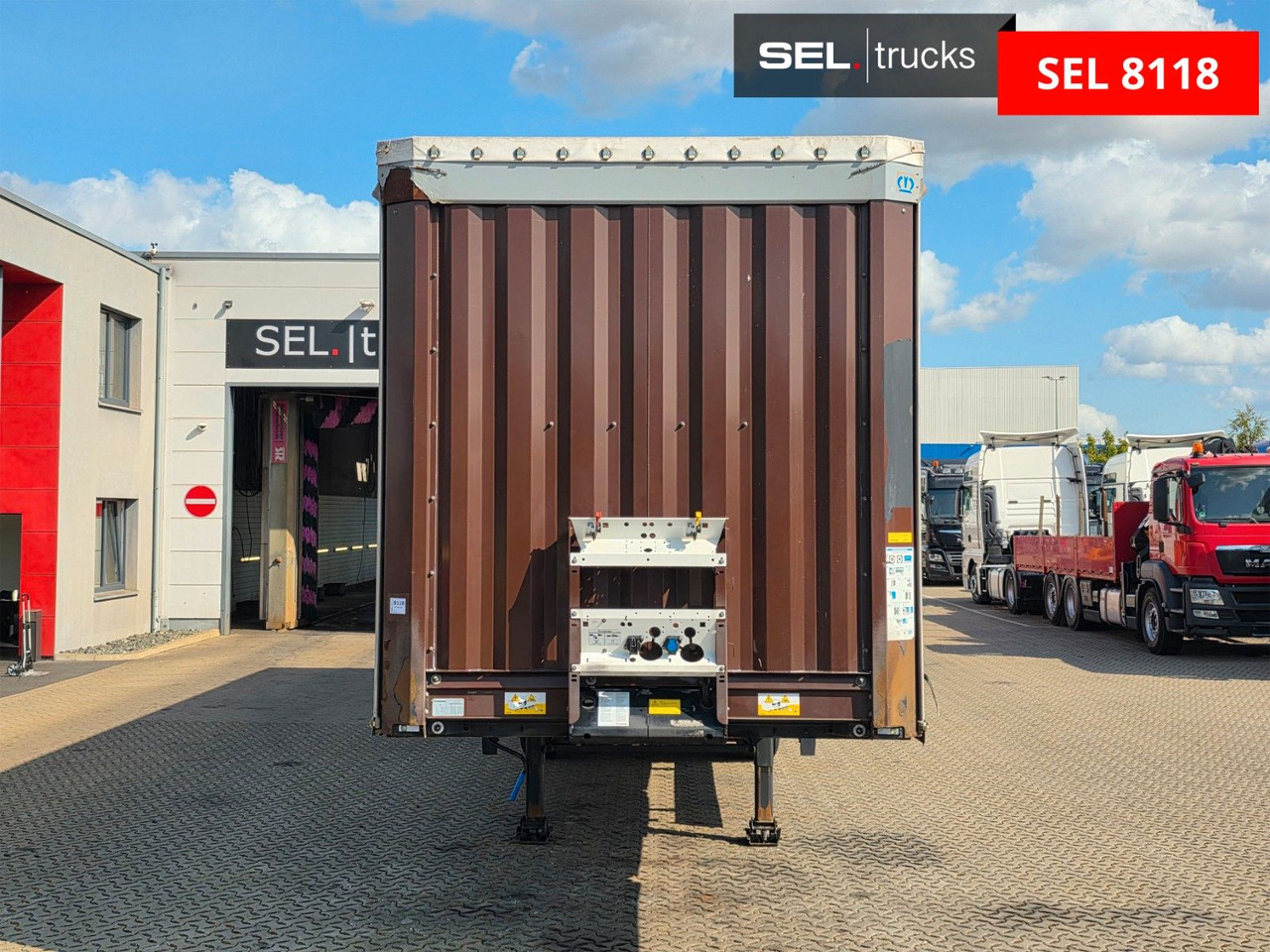 Krone SD / Liftachse / EDSCHA - Curtainsider semi-trailer: picture 2 Krone SD / Liftachse / EDSCHA - Curtainsider semi-trailer: picture 2