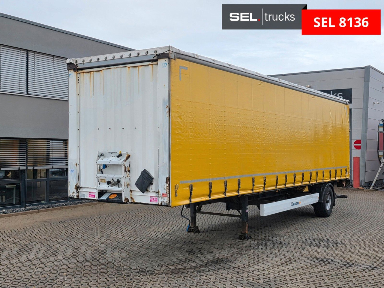 Krone SE / Ladebordwand/ Lenkachse - Curtainsider semi-trailer: picture 2 Krone SE / Ladebordwand/ Lenkachse - Curtainsider semi-trailer: picture 2