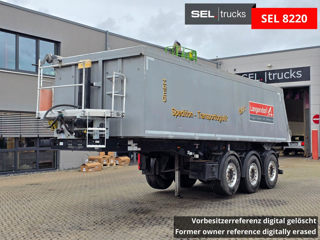 Langendorf SKA 24/30 / Liftachse - Tipper semi-trailer: picture 1 Langendorf SKA 24/30 / Liftachse - Tipper semi-trailer: picture 1