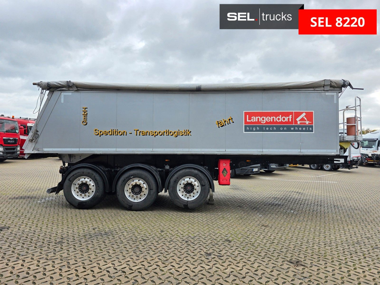Langendorf SKA 24/30 / Liftachse - Tipper semi-trailer: picture 4 Langendorf SKA 24/30 / Liftachse - Tipper semi-trailer: picture 4