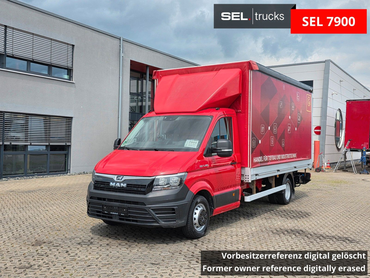 MAN TGE 5.180 / Ladebordwand / Aluklappen / 6D - Curtain side van: picture 1 MAN TGE 5.180 / Ladebordwand / Aluklappen / 6D - Curtain side van: picture 1