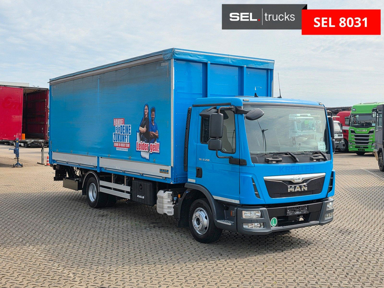 MAN TGL 12.250 4x2 BL / Ladebordwand / Aluklappen - Curtainsider truck: picture 3 MAN TGL 12.250 4x2 BL / Ladebordwand / Aluklappen - Curtainsider truck: picture 3