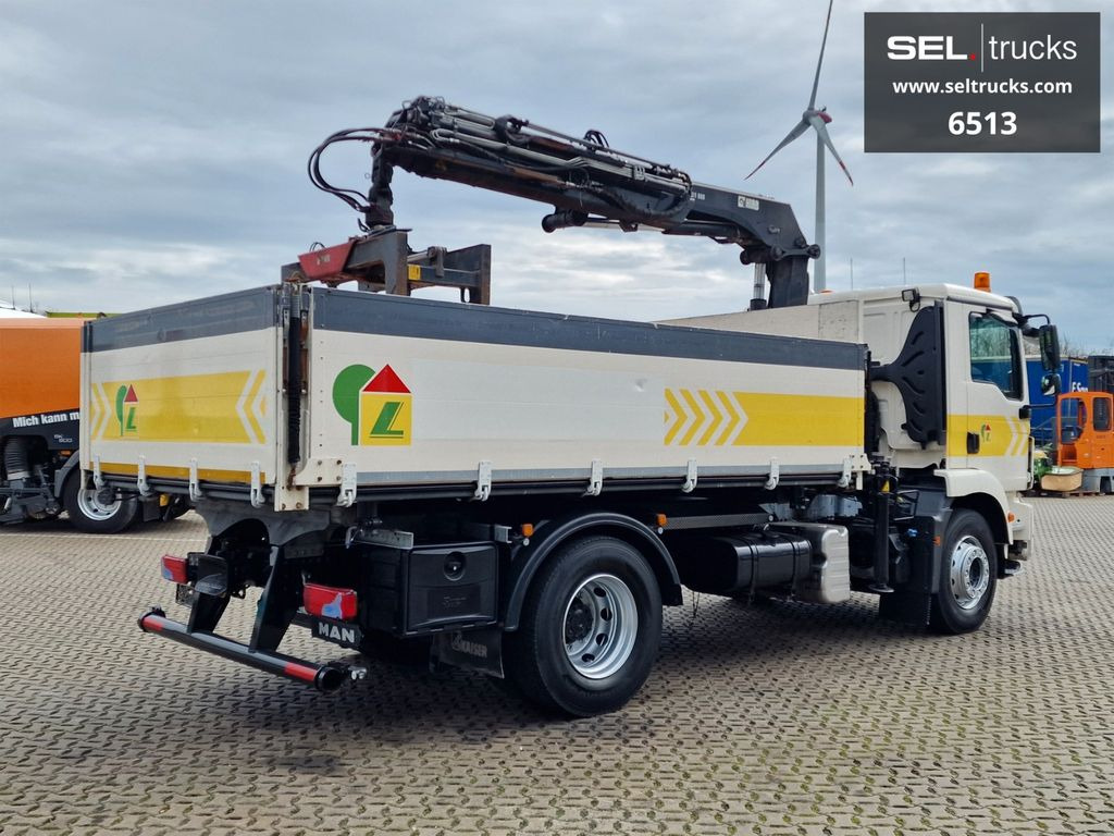 MAN TGM 18.340 / HIAB 111 ES-3DUO / Kipper - Tipper, Crane truck: picture 5 MAN TGM 18.340 / HIAB 111 ES-3DUO / Kipper - Tipper, Crane truck: picture 5
