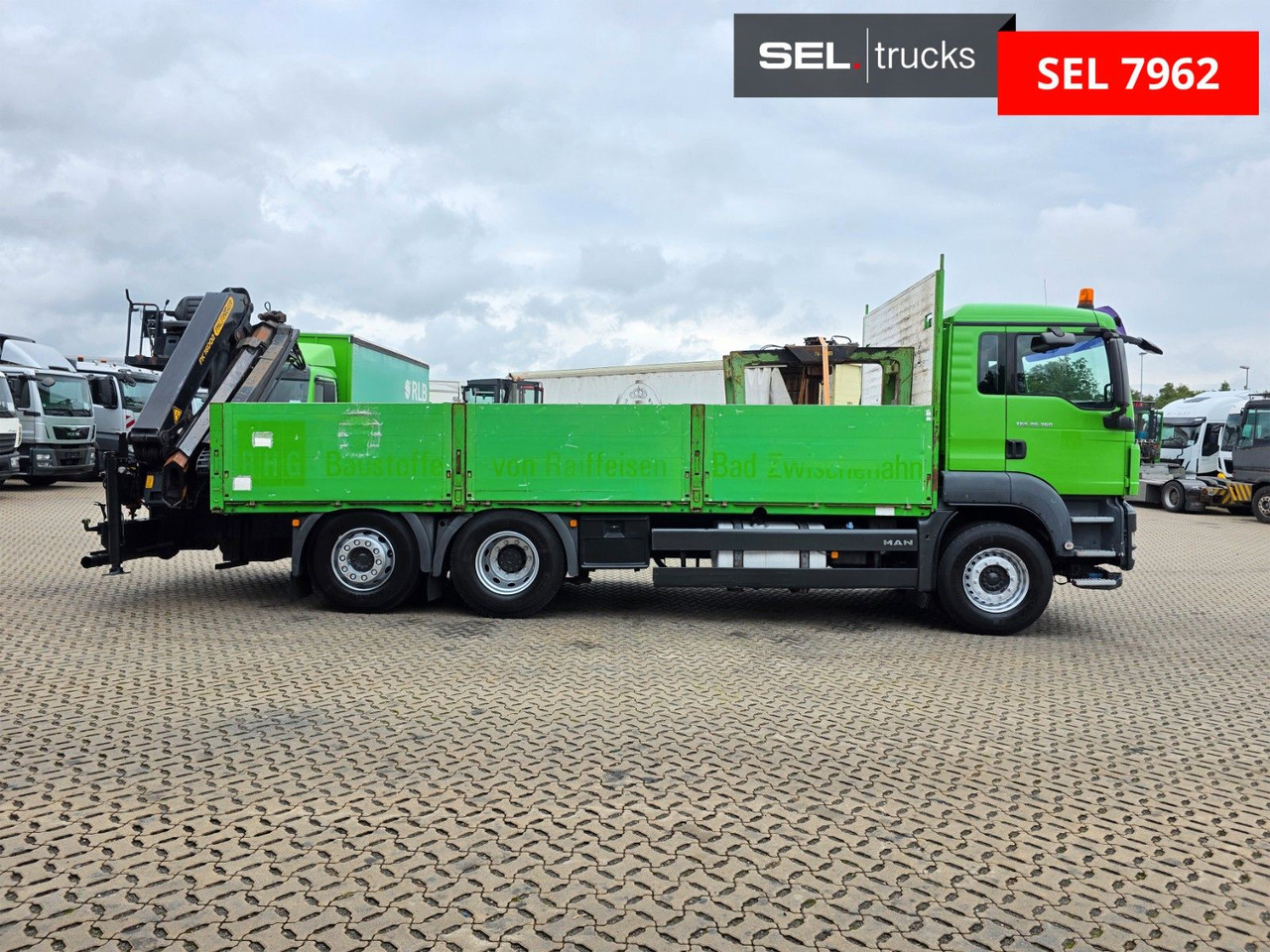 MAN TGS 26.360 6x2-2 BL/ Palfinger 16002 / Lenkachse - Crane truck: picture 4 MAN TGS 26.360 6x2-2 BL/ Palfinger 16002 / Lenkachse - Crane truck: picture 4
