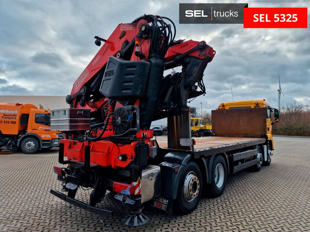 MAN TGS 35.480 8X4H-6 BL / Intarder / FASSI F560 MAN TGS 35.480 8X4H-6 BL / Intarder / FASSI F560 - Crane truck: picture 5 MAN TGS 35.480 8X4H-6 BL / Intarder / FASSI F560 MAN TGS 35.480 8X4H-6 BL / Intarder / FASSI F560 - Crane truck: picture 5