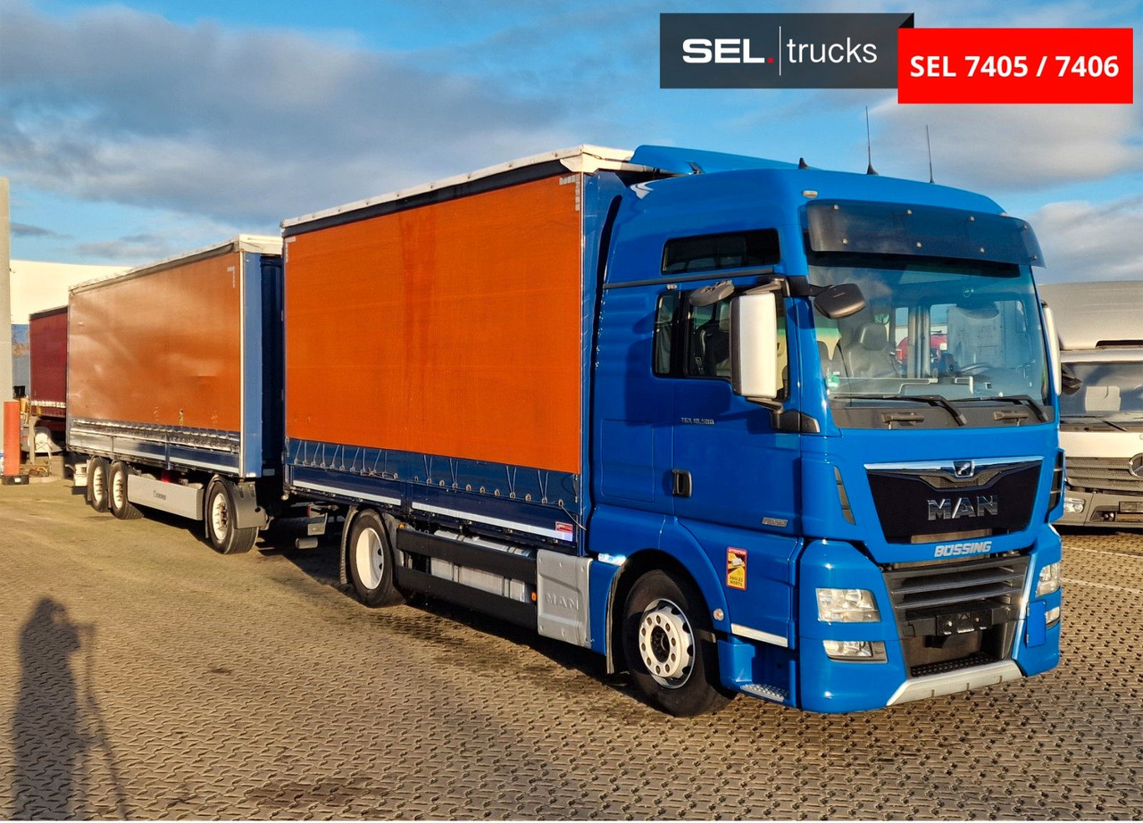 MAN TGX 18.580 4X2 LL/ Intarder/Aluklappen/Durchlade - Curtainsider truck: picture 4 MAN TGX 18.580 4X2 LL/ Intarder/Aluklappen/Durchlade - Curtainsider truck: picture 4