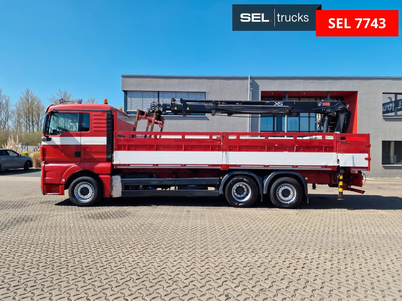 Crane truck MAN TGX 26.400 6x2-2 BL / Intarder / HIAB /Lenkachse: picture 8