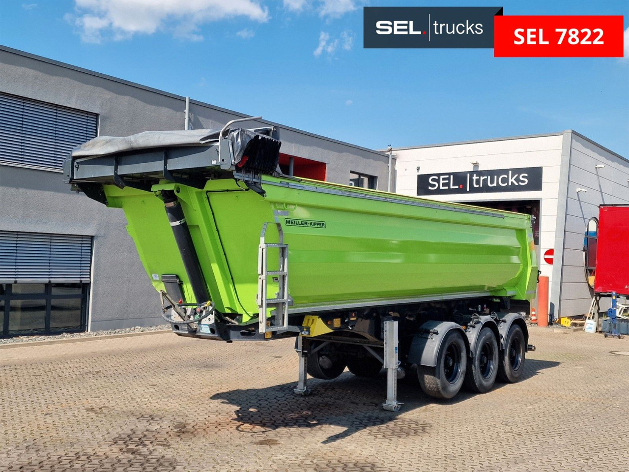Meiller KISA 3 / Liftachse - Tipper semi-trailer: picture 1 Meiller KISA 3 / Liftachse - Tipper semi-trailer: picture 1